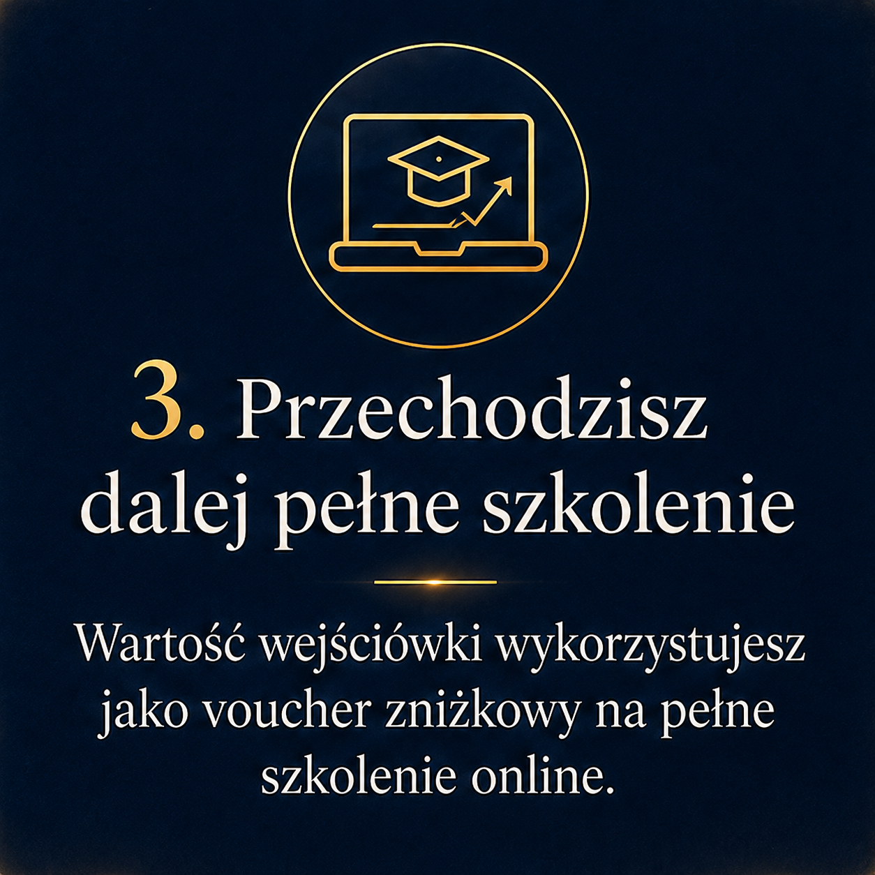 3. Przechodzisz dalej pebne szkolenie